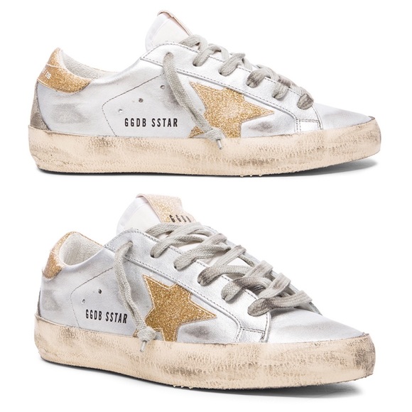 Golden Goose Shoes - GOLDEN GOOSE Superstar Distressed Sneakers \\ 41